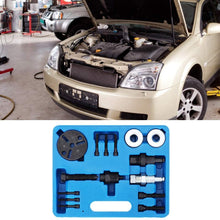 KIMISS 15Pcs/Set A/C Remover Kit,Automotive Alloy Air Conditioner Remover Compressor Clutch Puller Part Tool Kit