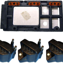 Ignition Control Module + (3) High Performance Ignition Coils for Chevy GMC 3.8L D555 LX364