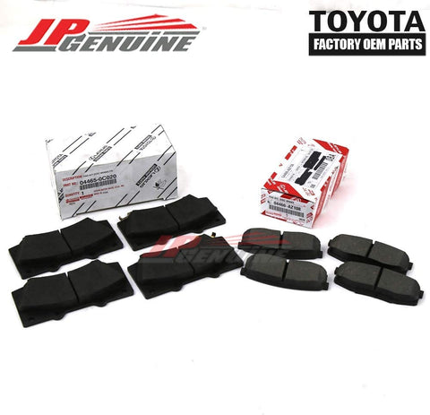 GENUINE TOYOTA 07-17 TUNDRA 08-17 SEQUOIA OEM FRONT & REAR BRAKE PADS FULL SET