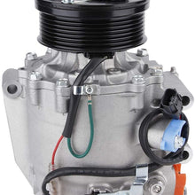Air Conditioner Compressor, Automotive A/C Air Conditioning Compressor Assembly Fit for Honda Civic 1.8L 2006-2010 Replaces Part# 38810-RNA-A01