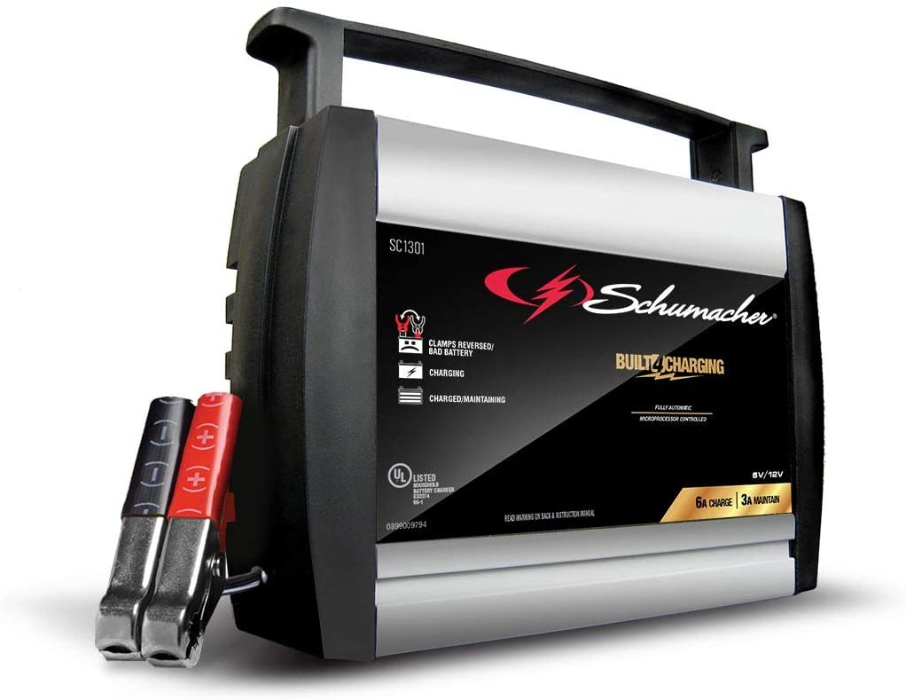 Schumacher SC1301 6/12V Fully Automatic Battery Charger and 6A Maintainer