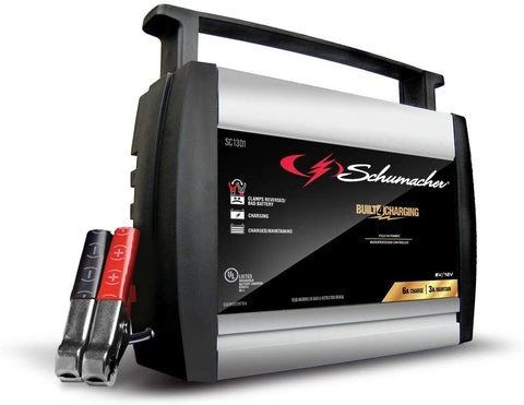 Schumacher SC1301 6/12V Fully Automatic Battery Charger and 6A Maintainer