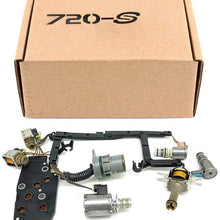 4L60E 4L65E Remanfactured Transmission Solenoid Kit W/Harness Compatible with 2003-2005