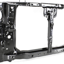 Radiator Support Assembly Compatible with 2003-2004 Nissan Frontier Black Steel