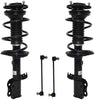 Detroit Axle Complete Front Strut Coil Spring Assembly w/Sway Bars - 4pc Set for [2003-2008 Toyota Corolla] - 4QS2400003