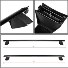 DNA MOTORING RR-HL-004 Aluminum Roof Rack Rail Cross Bar+Lock [for 11-18 Jeep Grand Cherokee]