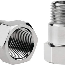 Pack Of 2PCS O2 Oxygen Sensor Fitting Bung M18x1.5 Adapter Adjustment