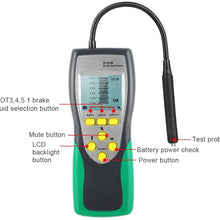 HZGrille Car Brake Fluid Tester Accurate Test Automotive Brake Fluid Water Content Check Universal Oil Quality DOT 3/4/5.1