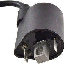 External Ignition Coil with Cap for Suzuki LTA LTF 400 KingQuad 2010-2020 LTA400 LTF400 | OEM # 33410-26G00 / 33410-26G01