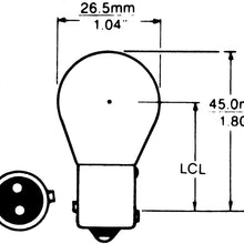 Camco 54812 RV Light Bulb (1176 Stop/Tail/Park 10/Box)