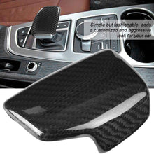 Gear Shift Knob Frame, Carbon Fiber Car Gear Shift Knob Head Cover Trim for A4 S4 RS4 B9 A5 S5 RS5 Q5 Q7