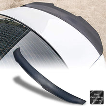 AeroBon Carbon Fiber Trunk Lip Spoiler Compatible with 2015-20 Mercedes C-Class W205 C63 C43 C450 (High-Kick Style)
