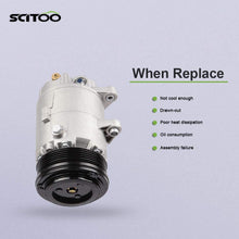 SCITOO Air Conditioning Compressor Compatible with CO 11068LC 2002-2006 Mini Cooper 1.6L