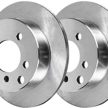 AutoShack R41314PR Rear Brake Rotor Pair 2 Pieces Fits Driver and Passenger Side
