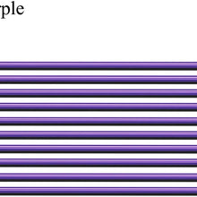 Eadorns 10x Car Air Conditioner Outlet Vent Grille Decoration U Shape Molding Trim Strip (Purple)