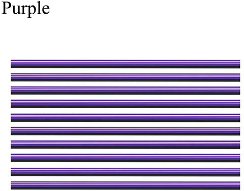 Eadorns 10x Car Air Conditioner Outlet Vent Grille Decoration U Shape Molding Trim Strip (Purple)