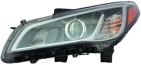 Fits Hyundai Sonata 16-17 Headlight Assembly Halogen SE/ECO Model Driver Side (DOT Certified)