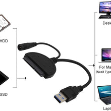 USB 3.0 SATA to USB Adapter Cable Hard Drive Adapter Data Transmission Cable