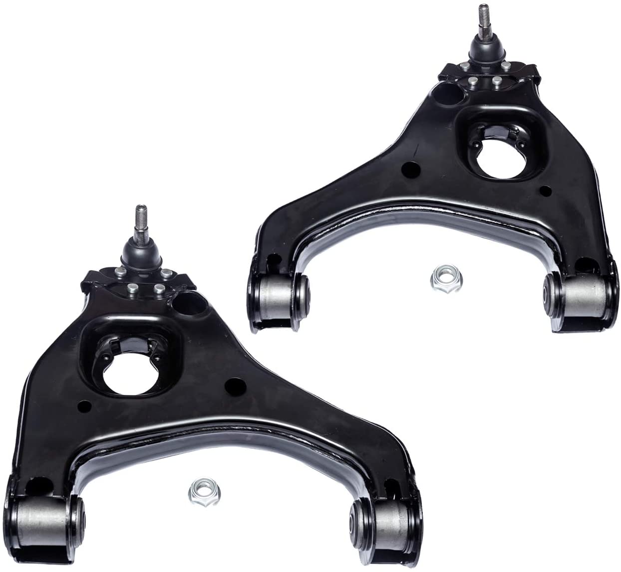 TUCAREST 2Pcs K620264 K620265 Left Right Front Lower Control Arm and Ball Joint Assembly Compatible Chevy Silverado 1500 GMC Sierra 1500 Classic (RWD;Front Spring:Coil) Suspension