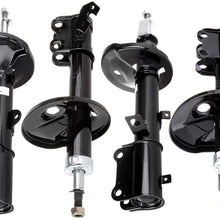 FEIPARTS Shocks 4x Front Rear Shock Absorber Struts fit for 1998 1999 2000 2001 2002 Chevy Prizm,1993-1997 Geo Prizm,1993-2002 for TOYOTA Corolla 234059 234060 234058 234057