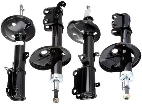 TUPARTS 4x Front Rear 234059 234060 234058 234057 Struts Shocks Absorbers Fit for 1998 1999 2000 2001 2002 Chevrolet Prizm,1993-1997 Geo Prizm,1993-2002 Toyota Corolla