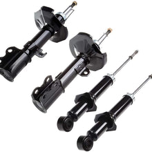 ROADFAR 4x Front Rear Struts Shocks Absorbers Fit for 2003-2008 Toyota Corolla 334450 334451 344612