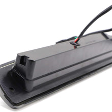 High Mount Dual Row LED 3rd Brake/Cargo Light Fit for 1994-2001 Dodge Ram (Black Housing Smoke Lens)