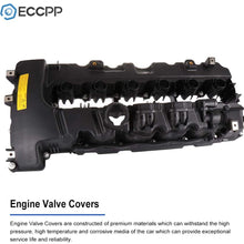 ECCPP Valve Cover with Valve Cover Gasket for 2007-2014 BMW 135i 335i 335is 335xi 535i 535i 740i 740iL X6 Z4 Compatible fit for Engine Valve Covers Kit