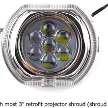 iJDMTOY (2) Mini 3-Inch JDM Q45 Style Multi-Lens 25W LED Projector Kit Compatible With Headlight Low/High Beam Retrofit