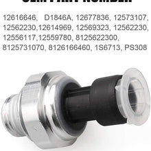 12616646 Oil Pressure Sensor Switch D1846A GM Equipment 12677836,12573107, 12562230,12614969, 12569323, 12562230, 12556117, 12559780,8125622300, 8125731070, 8126166460, 1S6713, PS308