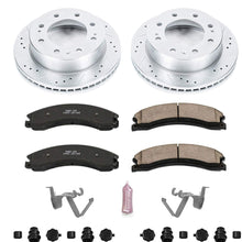 Power Stop K6258 Front Brake Kit with Drilled/Slotted Brake Rotors and Z23 Evolution Ceramic Brake Pads