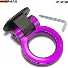 EPMAN Universal ABS Simulation/Dummy Towing Hook Stylish Car Accessories Design Hooks Car Tuning (Silver)