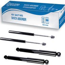 Shocks Struts,ECCPP Front Rear Shock Absorbers Strut Kits Compatible with 1990 1991 1992 1993 Volvo 240,Volvo 242/244/245/262/264/265 365006 73950 343010 33273