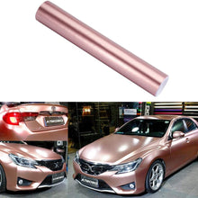 ATMOMO Metallic Rose Gold Craft Vinyl Wrap Roll Adhesive Vinyl Car Sticker 30CM x 1.52M