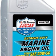 Lucas Oil Marine Semi-Synthetic Engine Oil - 20W50 - 1qt. 10654
