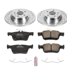 Power Stop K6559 Rear Brake Kit with Drilled/Slotted Brake Rotors and Z23 Evolution Ceramic Brake Pads
