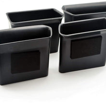 MECHCOS 4pcs Armrest Container Door Storage Organizer Box Tray Handle Compatible with for VW Volkswagen Atlas 2018 2019, 2 Front & 2 Rear
