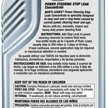Bar's Leaks 1630-6PK Power Steering Stop Leak - 11 oz, (Pack of 6)