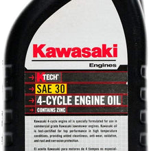 Kawasaki 24PK Genuine OEM 4-Cycle Engine Oil 1QT Bottle SAE 30 K-Tech 99969-6281