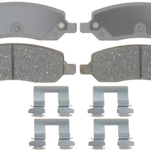 ACDelco 14D1172CH Advantage Ceramic Rear Disc Brake Pad Set with Hardware