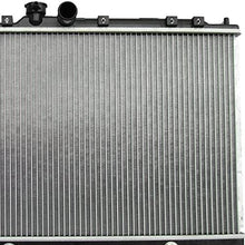 ECCPP Auto Parts Plastic Aluminum Replacement Radiator for 2004 Mitsubishi Lancer Wagon Sportback Ralliart