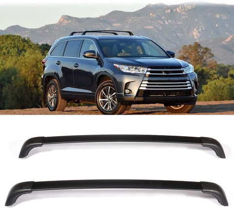 OCPTY Roof Rack Cargobar Carrier For Toyota Highlander 2014-2019 Rooftop Luggage Crossbars - Fits XLE, Limited & SE Models ONLY