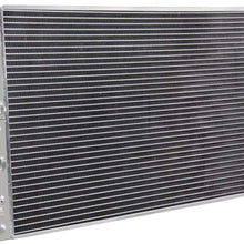 OzCoolingParts 4 Row Core All Aluminum Radiator for 2008-2010 09 Ford F250 F350 F550 Super Duty, 6.4L V8 Diesel