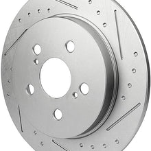 INEEDUP Brake Disc Rotors Rear fit for 11-17 for LEXUS CT0h,09-10 for Pontiac Vibe,for Toyota Corolla/Matrix/Prius/Prius Plug-In/Prius Prime