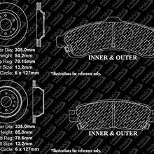 [Front + Rear] Max Brakes Premium XDS Rotors with Carbon Ceramic Pads KT013833