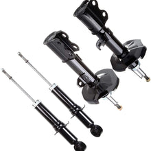 Shock Absorber INEEDUP 4pcs Front Rear 334450 334451 344612 Replacement for 2003 2004 2005 2006 2007 2008 Toyota Corolla