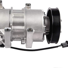 QUALINSIST Air Conditioning Compressor fit for 2012-2016 for H-yundai for A-Ccent A-C Compressor