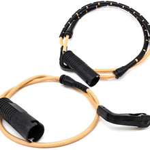 KARPAL Front 34351163065 and Rear 34351163066 Disc Brake Pad Wear Sensor Compatible With BMW E39 528i 525i 530i 540i M5