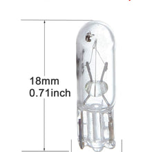 cciyu T5 Wedge 37 58 70 73 74 White 12V 1 LED Car Auto Dashboard Gauge Side Light Bulb Lamp (Warm white)