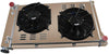 ALLOYWORKS 3 Row Aluminum Radiator Fan Shroud For 1967-1972 Chevy C10 C20 K10 K20 K30 GMC Truck/Blazer